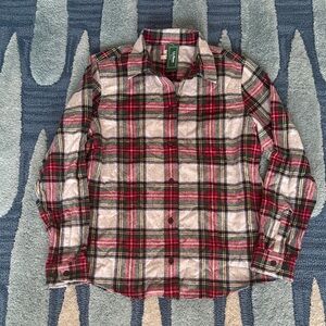 L.L. Bean Womens's Scotch Plaid Shirt - NWT